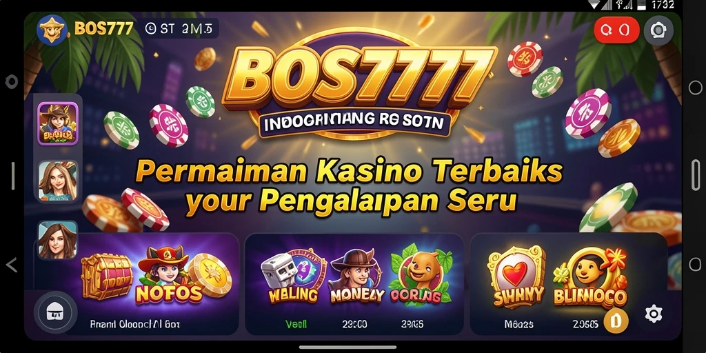 Tangkapan layar gameplay BOS777 menampilkan aksi seru permainan Kasino.