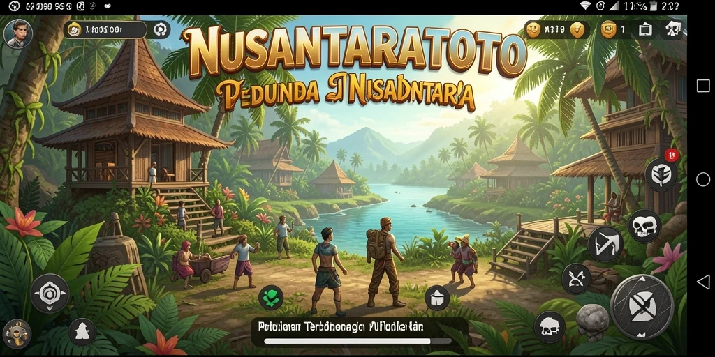 Tampilan gameplay yang menawan dan interaktif di NUSANTARATOTO.