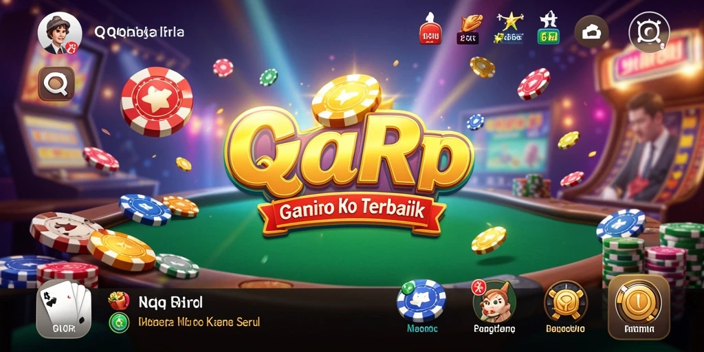 Tampilan gameplay Kasino yang seru dan menarik di QQRP.