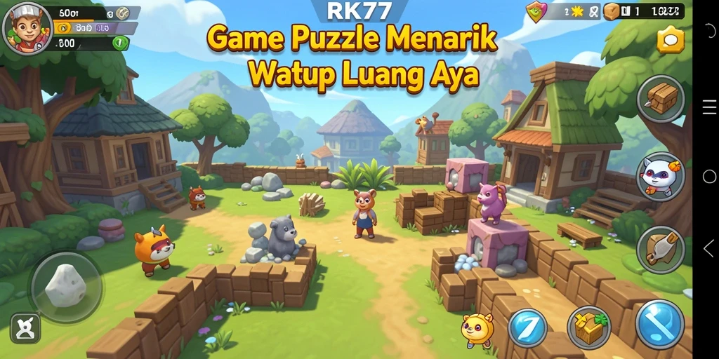 Tampilan gameplay RK77 yang menantang dan adiktif.